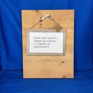 Best Stylist Ever Wooden Box Sign - Rustic Farmhouse Salon Decor Gift